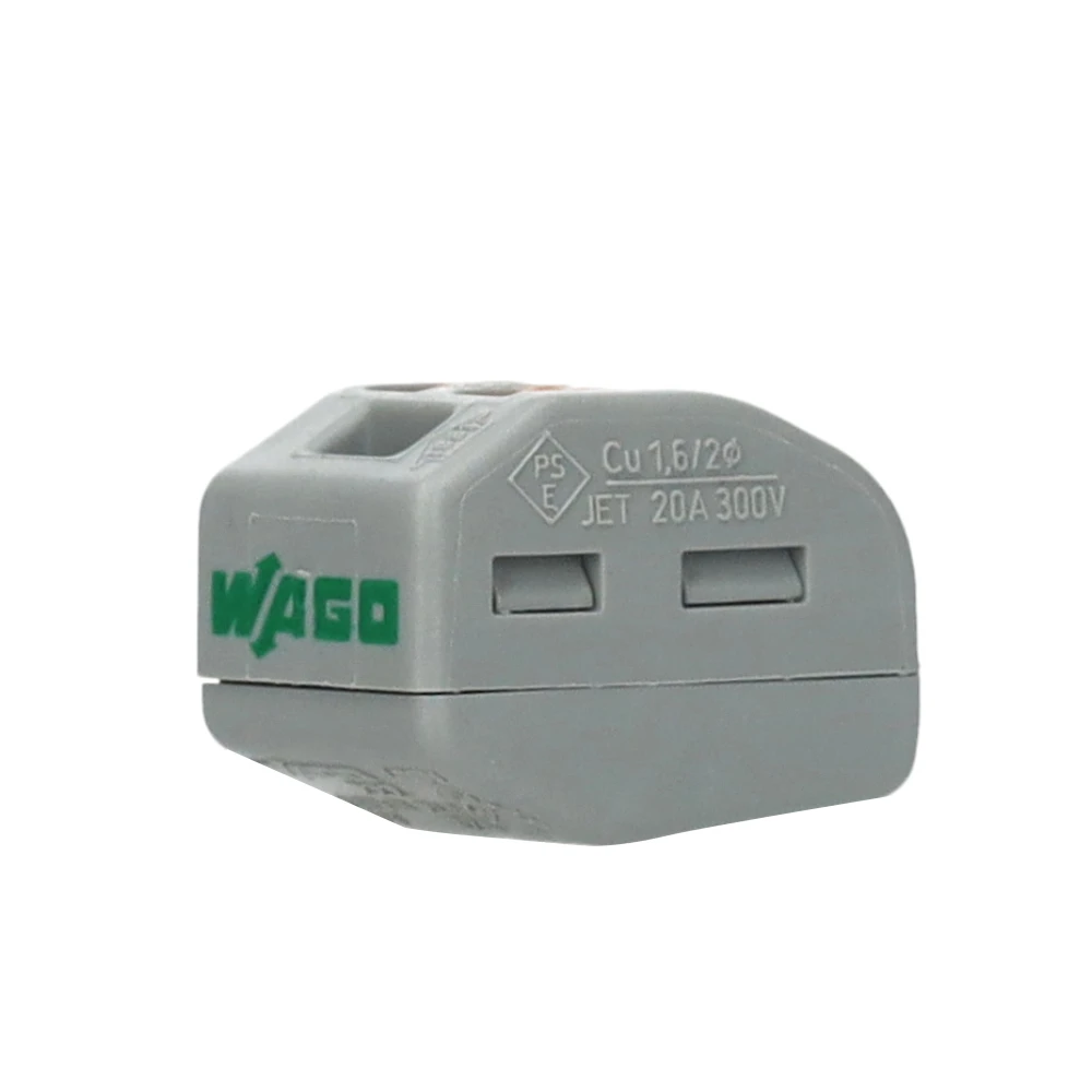 Miniatuur van Wago steekklem 2-voudig 2,5mm2 met hendels per 50 stuks (222-412)