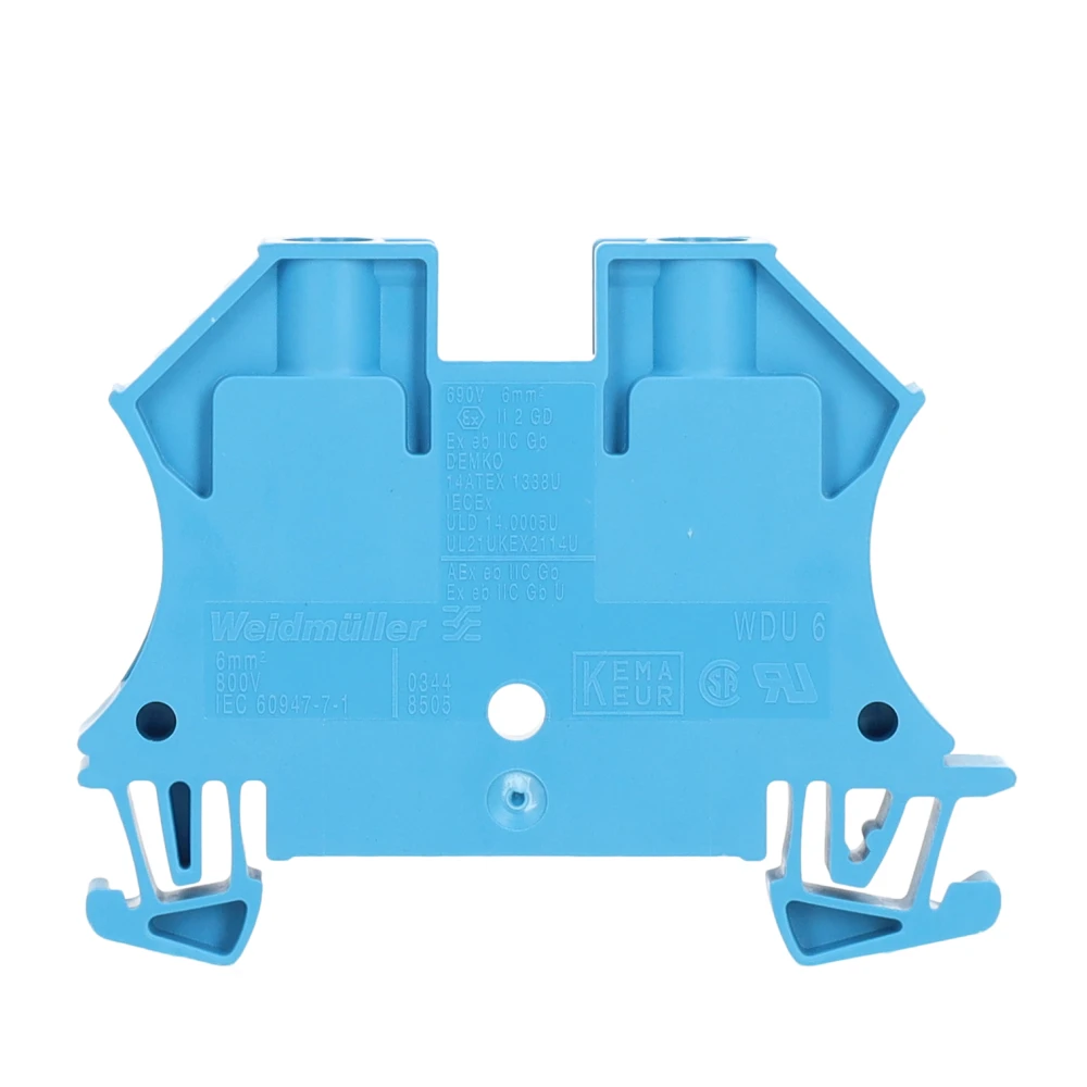 Miniatuur van Weidmüller rijgklem meerdraads 6 mm blauw (1020280000)