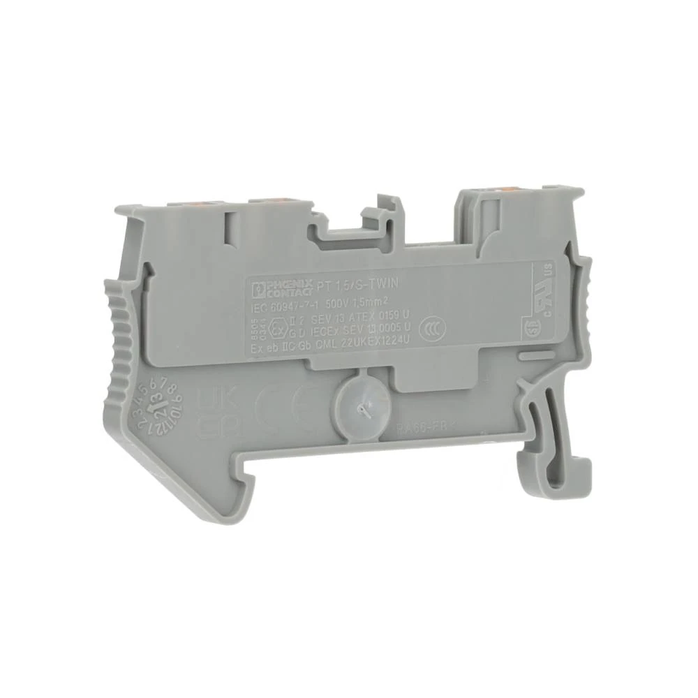 Miniatuur van Phoenix Contact rijgklem met push-in aansluiting 4 mm² - grijs (PT 4)