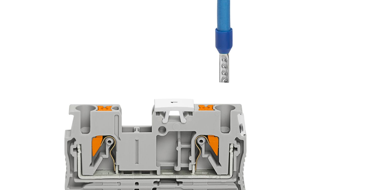 Miniatuur van Phoenix Contact rijgklem met push-in aansluiting 4 mm² - grijs (PT 4)