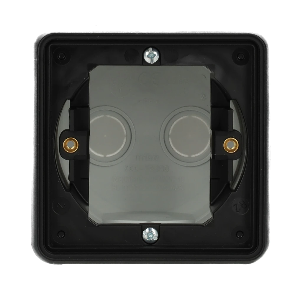 Miniatuur van Niko Hydro waterdicht inbouwdoos enkelvoudig - zwart (761-73000)