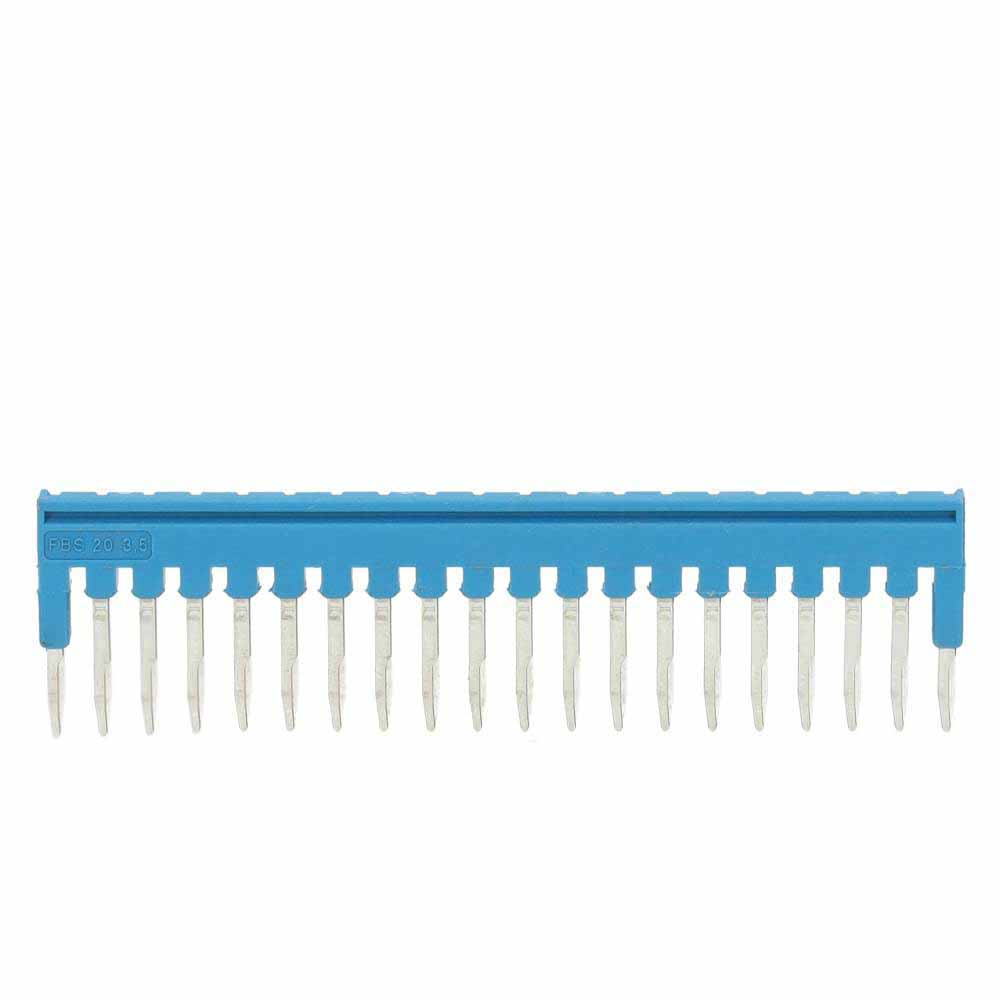 Miniatuur van Phoenix Contact doorverbindingsbrug voor rijgklem 20-polig 6,2 mm - blauw  per 50 stuks(FBS 20-6 BU)