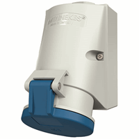 Miniatuur van Mennekes CEE stopcontact 3-polig 230V 6H 32A IP44 TwinCONTACT (420)