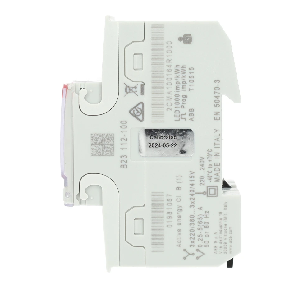 Miniatuur van ABB Componenten energiemeter 3 fase direct 65A 230/400V klasse B pulsuitgang (2CMA100164R1000)