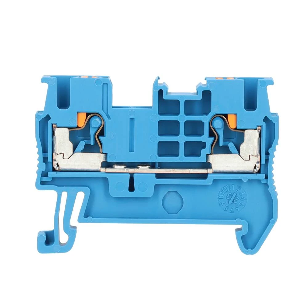 Miniatuur van Phoenix Contact rijgklem met push-in aansluiting 6 mm² - blauw (PT 6 BU)