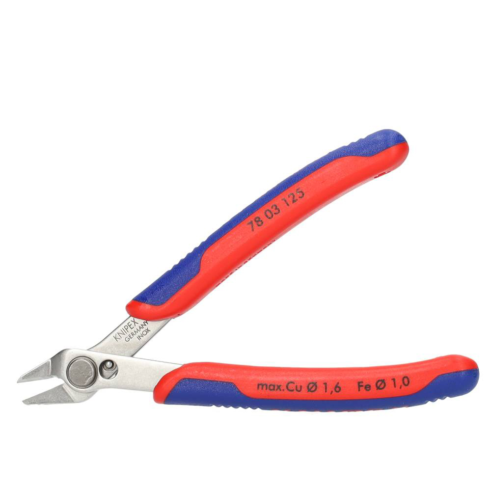 Miniatuur van KNIPEX elektronica mini zijkniptang 125mm (7803125)