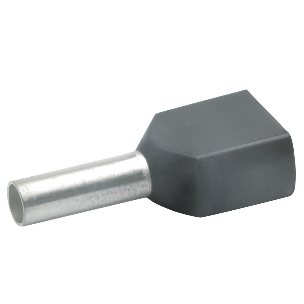 Miniatuur van Klauke twin adereindhuls 1.5mm2 hulslengte 12mm zwart - per 100 stuks (87212)