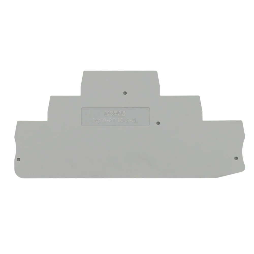Miniatuur van Phoenix Contact rijgklem afsluitplaat - grijs (D-PT 1,5/S-3L) per 50 stuks