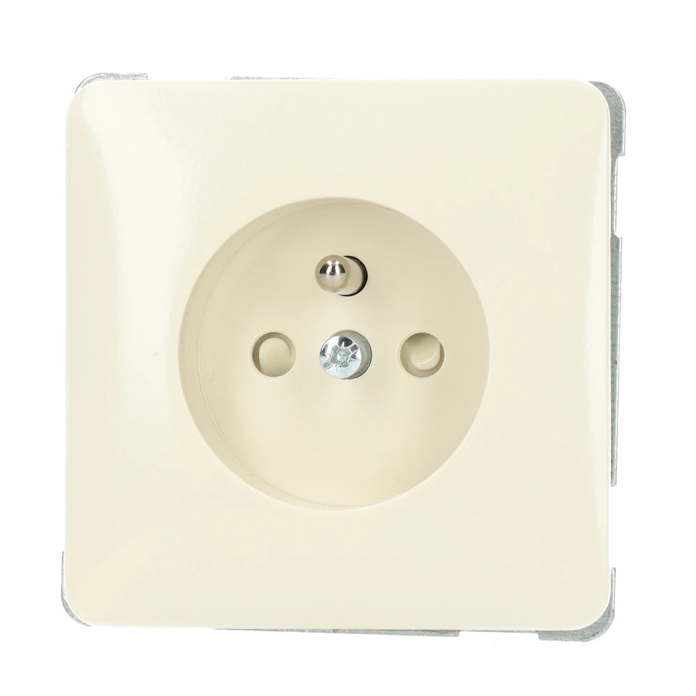 Miniatuur van PEHA stopcontact met penaarde en kinderbeveiliging - wit (B 80.6671 SI W)