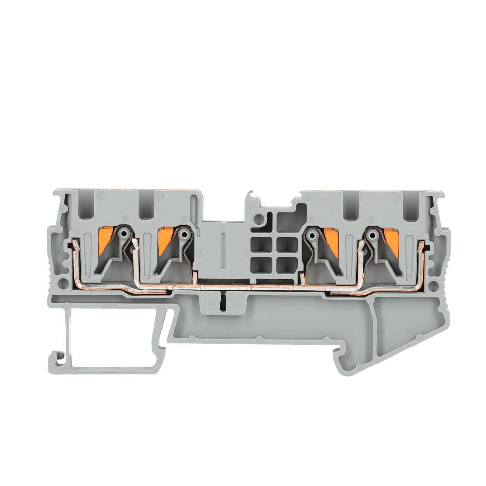 Miniatuur van Phoenix Contact rijgklem 4 klemposities met push-in aansluiting 4 mm² - grijs (PT 4-QUATTRO)