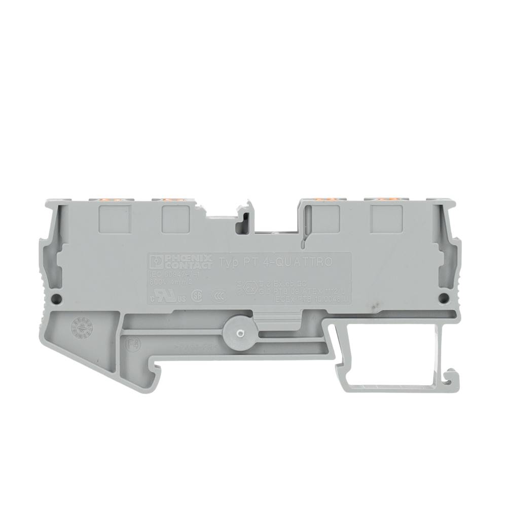 Miniatuur van Phoenix Contact rijgklem 4 klemposities met push-in aansluiting 4 mm² - grijs (PT 4-QUATTRO)