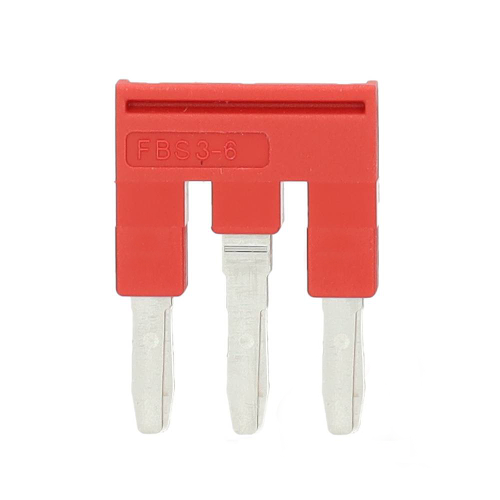 Miniatuur van Phoenix Contact doorverbindingsbrug voor rijgklem 3-polig 6,2 mm - rood (FBS 3-6)