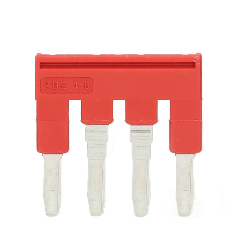 Miniatuur van Phoenix Contact doorverbindingsbrug voor rijgklem 4-polig 6,2 mm - rood (FBS 4-6)