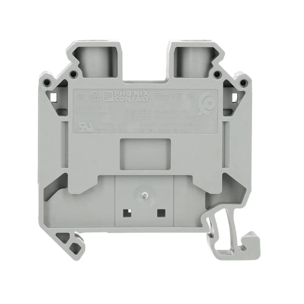 Miniatuur van Phoenix Contact rijgklem met schroefaansluiting 16 mm² - grijs (UT 16)