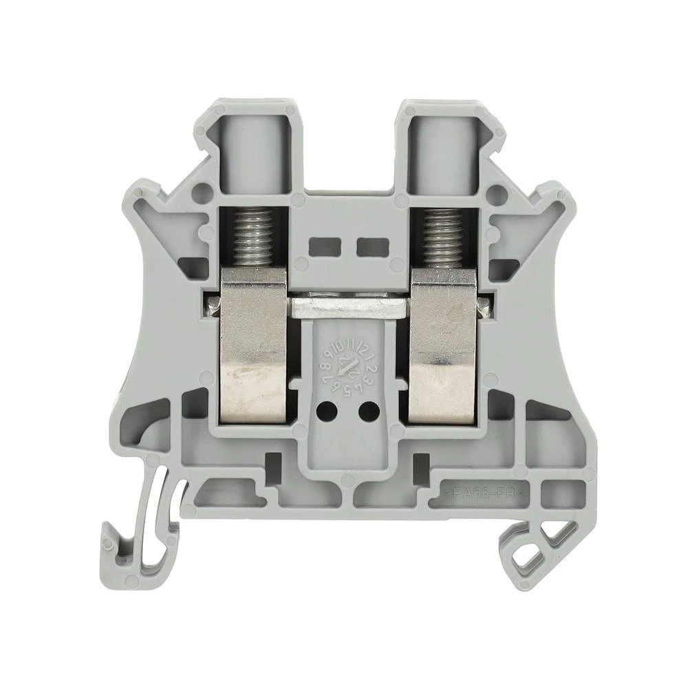Miniatuur van Phoenix Contact rijgklem met schroefaansluiting 6 mm² - grijs (UT 6)