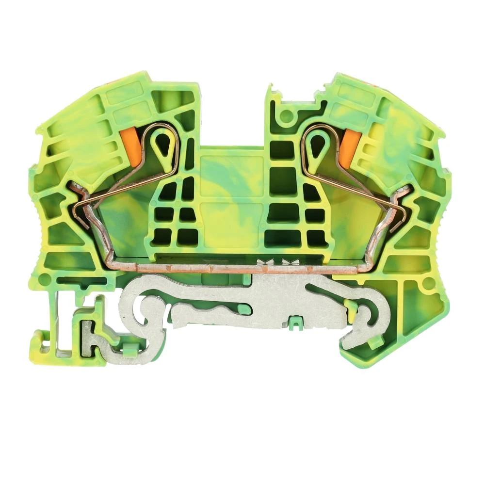 Miniatuur van Phoenix Contact rijgklem met push-in aansluiting 16 mm² - groen/geel (PT 16 N-PE)