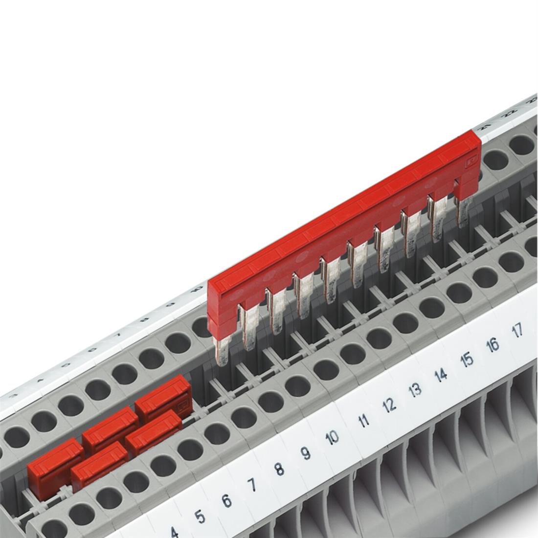 Miniatuur van Phoenix Contact doorverbindingsbrug voor rijgklem 2-polig 12 mm - rood (FBS 2-12) per 10 stuks