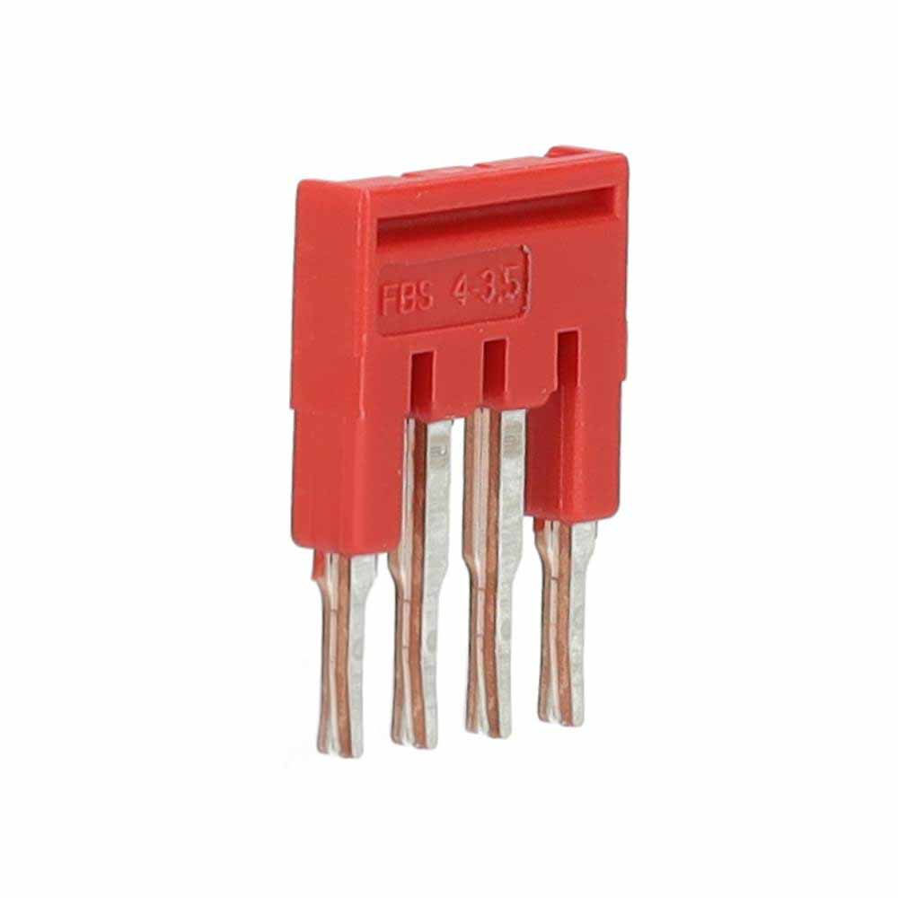 Miniatuur van Phoenix Contact doorverbindingsbrug voor rijgklem 4-polig 5,2 mm - rood (FBS 4-5)