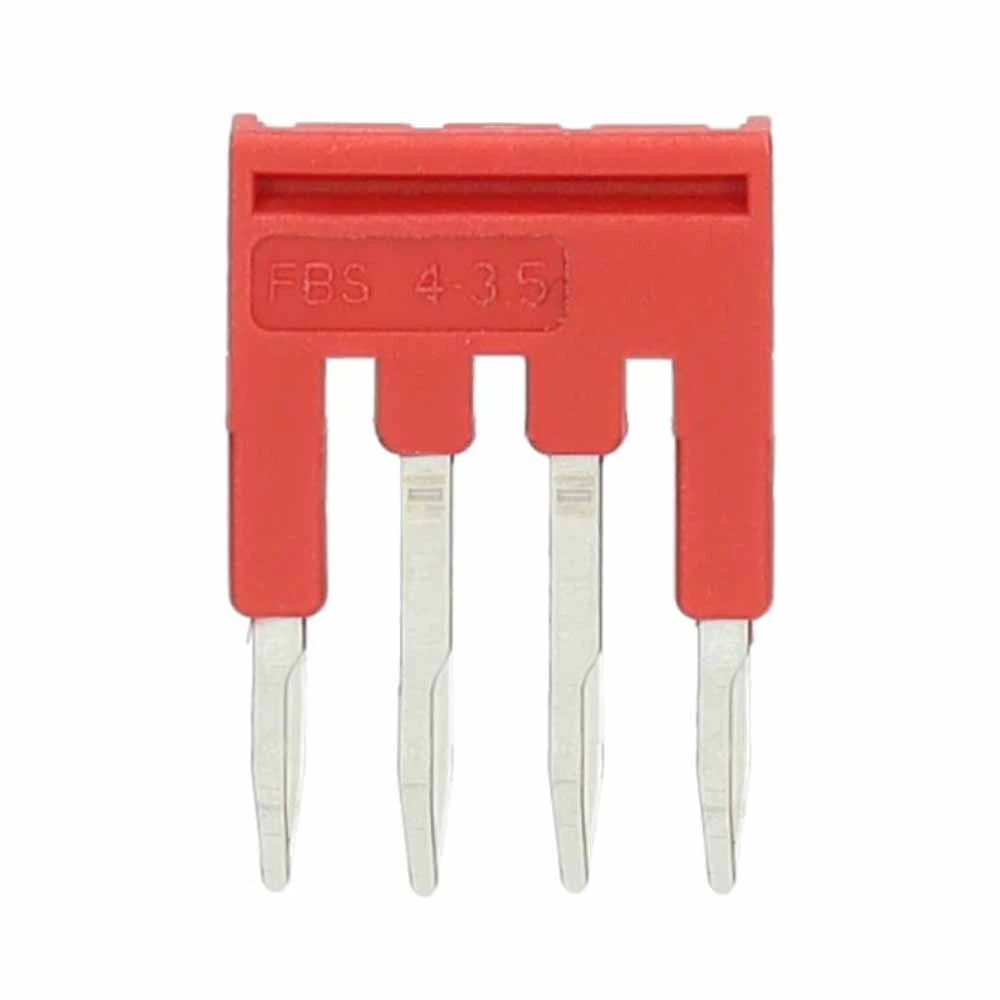 Miniatuur van Phoenix Contact doorverbindingsbrug voor rijgklem 4-polig 5,2 mm - rood (FBS 4-5)
