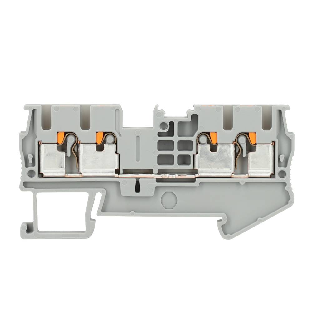 Miniatuur van Phoenix Contact rijgklem 4 klemposities met push-in aansluiting 2,5 mm² - grijs (PT 2,5-QUATTRO)