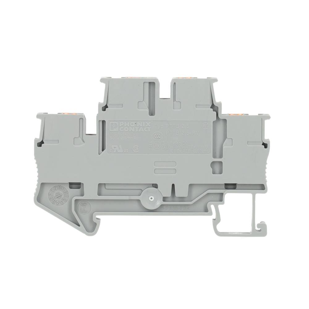 Miniatuur van Phoenix Contact twee-etage rijgklem met push-in aansluiting 2,5 mm² - grijs (PTTB 2,5)