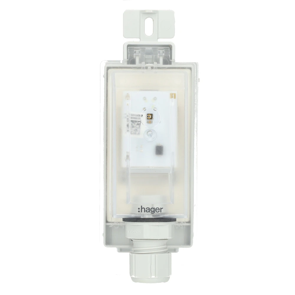 Miniatuur van Hager Berker lichtsensor opbouw voor schemerschakelaar en digitale tijdklok (EEN003)