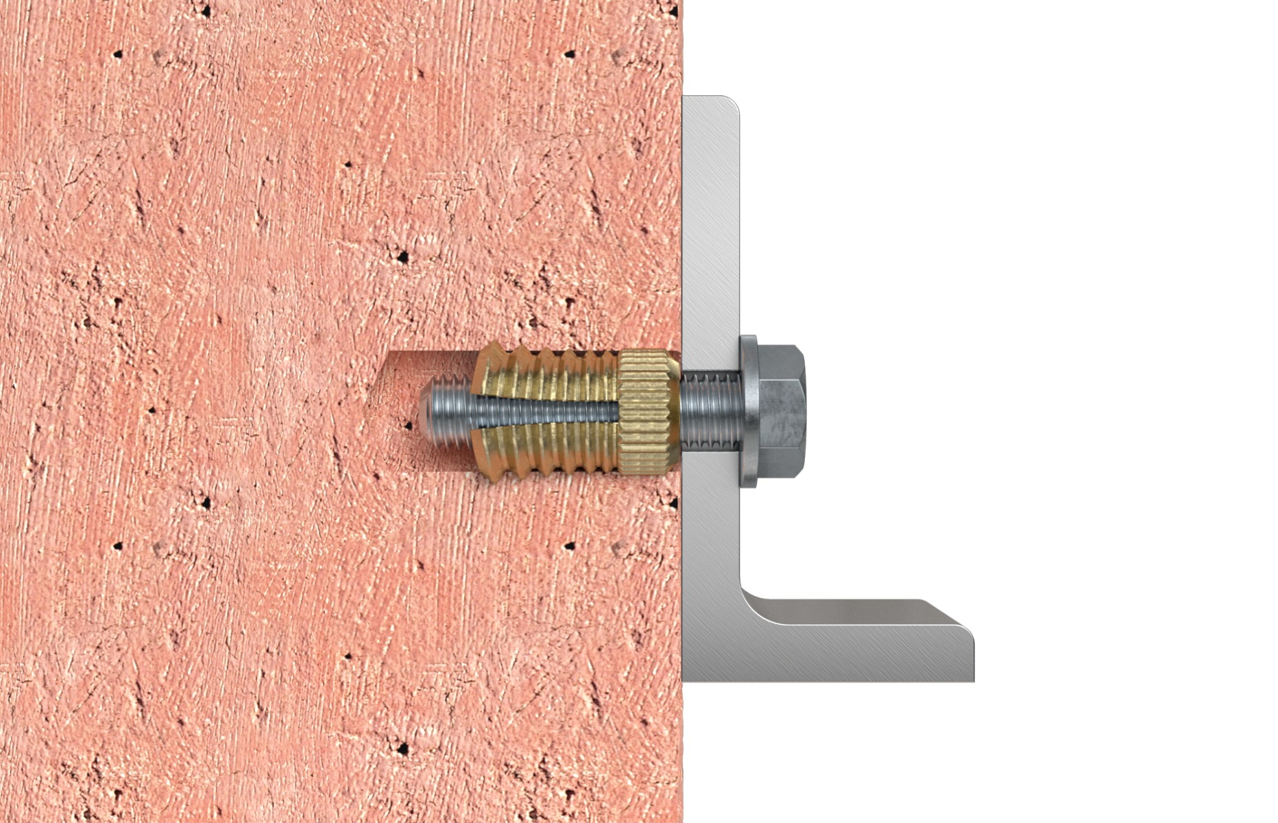 Miniatuur van Fischer PA messing plug 4M 44859 - per 25 stuks (050486)