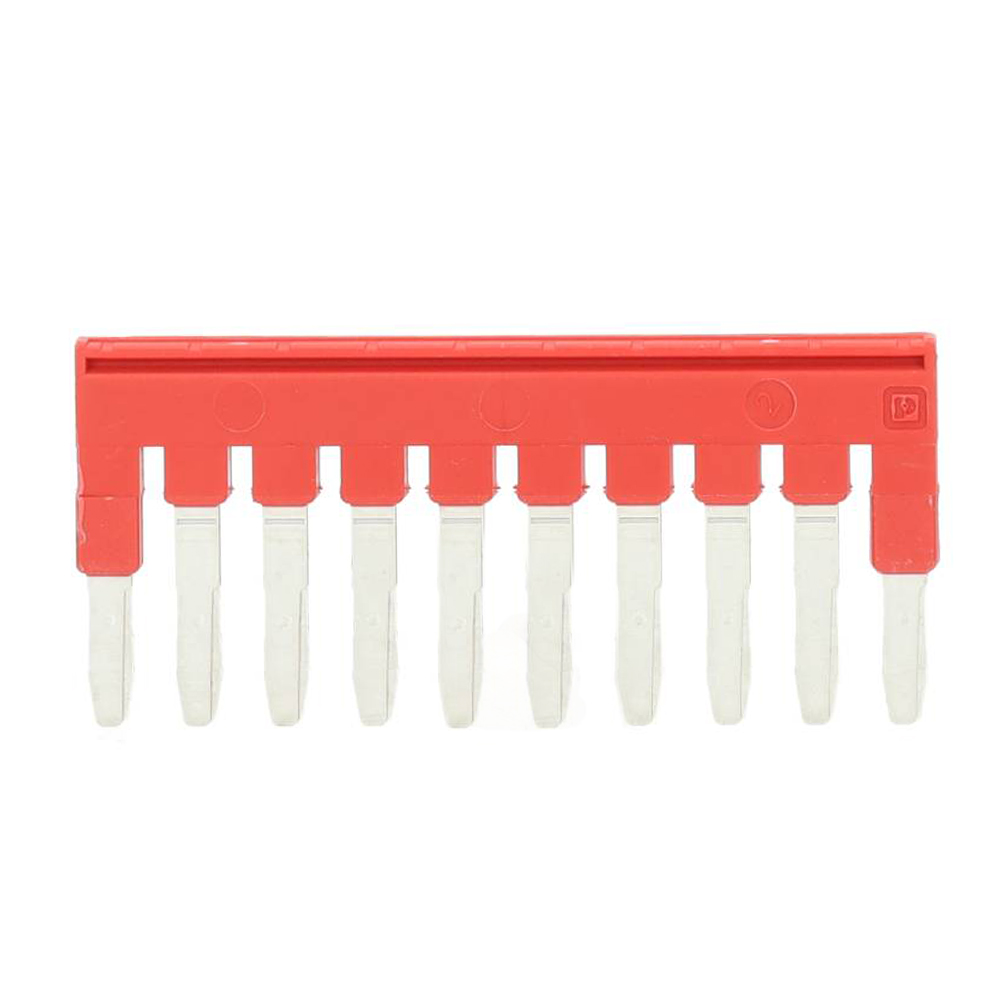 Miniatuur van Phoenix Contact doorverbindingsbrug voor rijgklem 10-polig 5.2 mm - rood 10stuks (FBS 10-5)