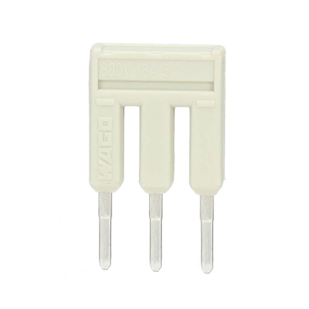 Miniatuur van Wago kambrug 3-voudig 18A rastermaat 4,2 mm grijs (2001-403)