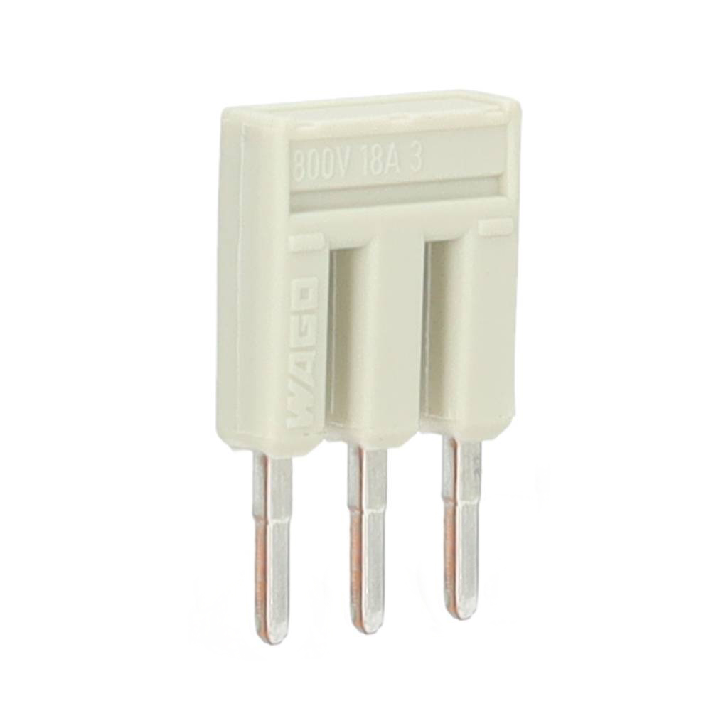 Miniatuur van Wago kambrug 3-voudig 25A rastermaat 5,2 mm grijs (2002-403)