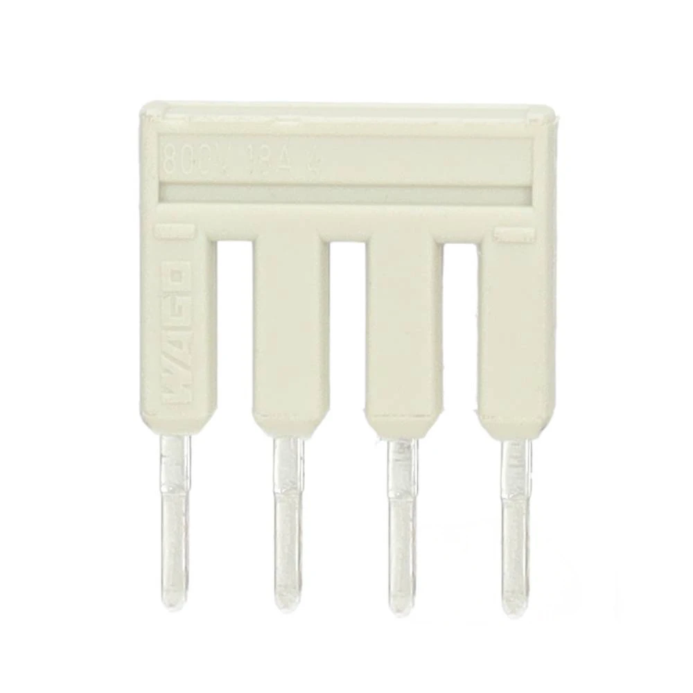 Miniatuur van Wago kambrug 4-voudig 25A rastermaat 5,2 mm grijs (2002-404)