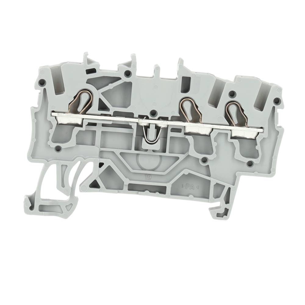 Miniatuur van Wago 3-draads rijgklem 2,5 mm² grijs per 100 stuks (2002-1301)