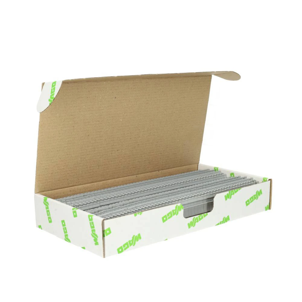 Miniatuur van Wago 3-draads rijgklem 2,5 mm² grijs per 100 stuks (2002-1301)