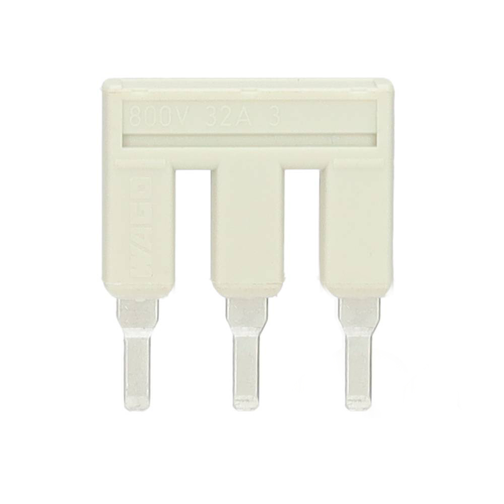 Miniatuur van Wago kambrug 3-voudig 32A rastermaat 6,2 mm grijs (2004-403)