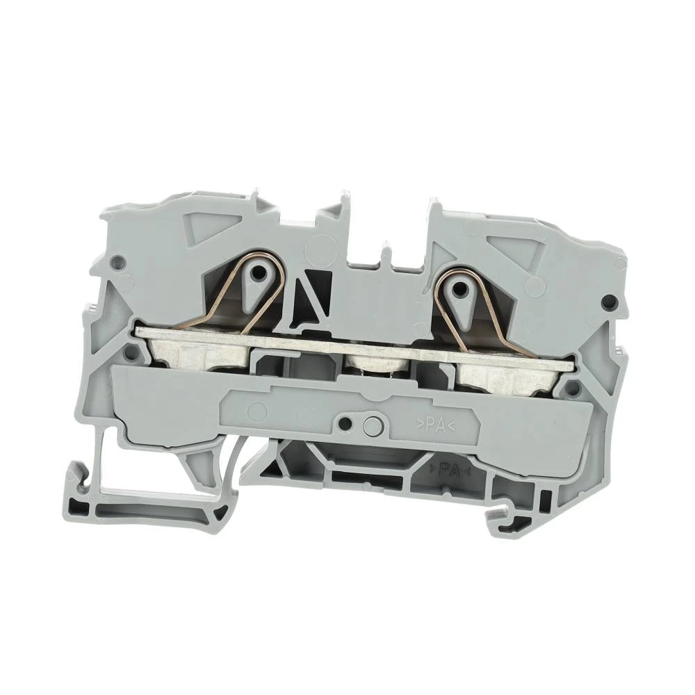 Miniatuur van Wago rijgklem 2-draads 10 mm grijs (2010-1201)