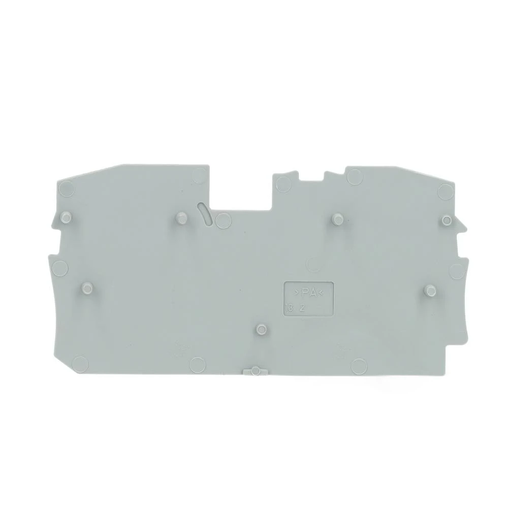 Miniatuur van Wago afsluit- en tussenplaat grijs (2010-1291)