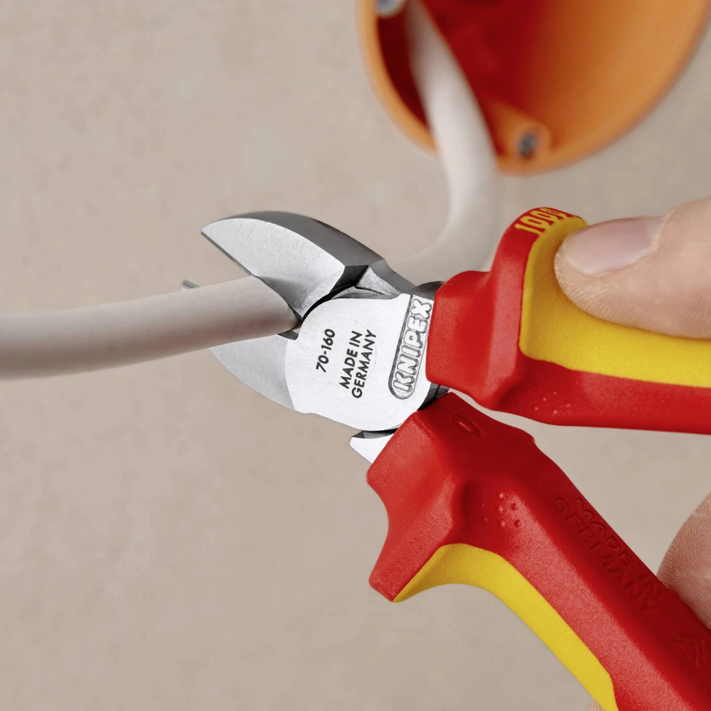 Miniatuur van KNIPEX zijkniptang verchroomd comfort 160mm VDE (70 06 160)