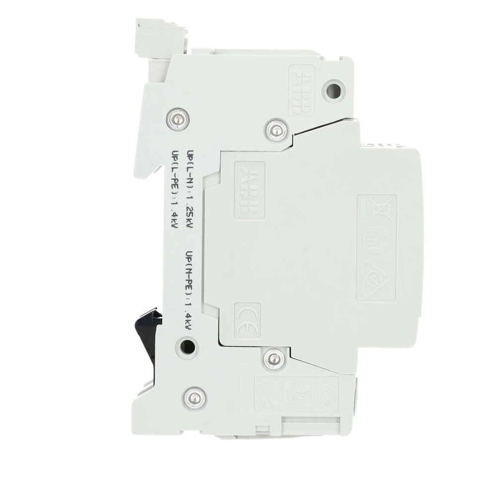 Miniatuur van ABB overspanningsbeveiliging type 2 1P+N (TN, TN-C-S, TN-S, TT) 20kA met meldcontact DIN-rail (OVR T2 1N 40-275 P TS QS)