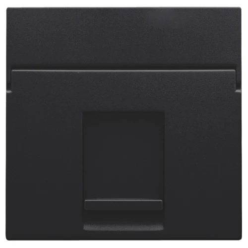 Miniatuur van Niko centraalplaat data 1x RJ45 black coated (161-65100)