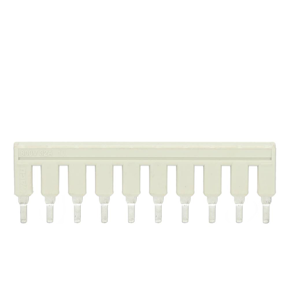 Miniatuur van Wago kambrug 10-voudig 32A rastermaat 6,2 mm grijs (2004-410)