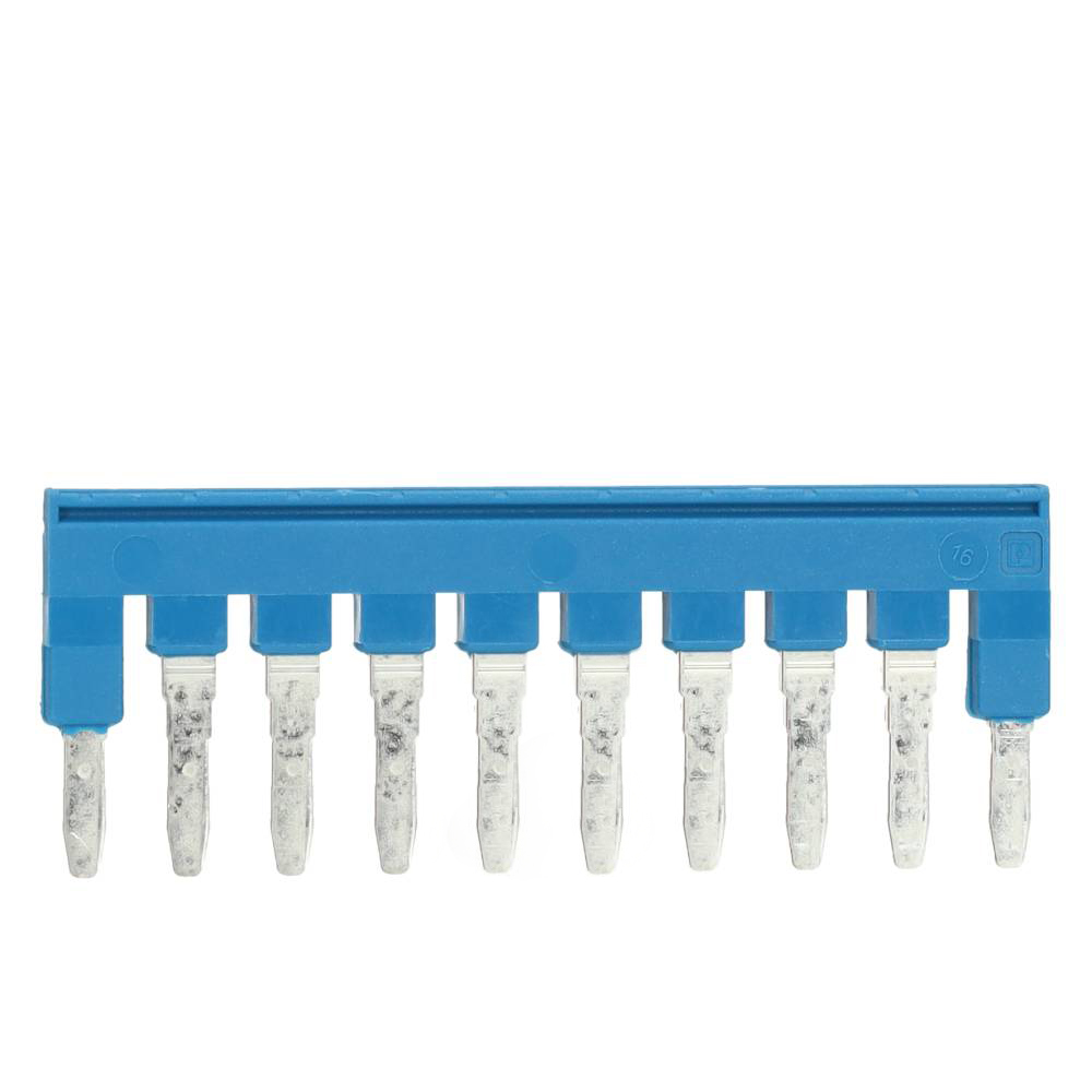 Miniatuur van Phoenix Contact doorverbindingsbrug voor rijgklem 6-polig 6,2 mm - blauw  per 10 stuks(FBS 10-6 BU)