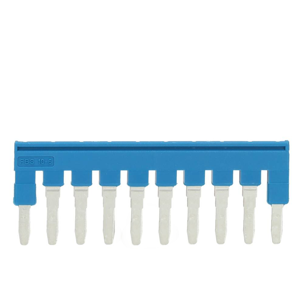 Miniatuur van Phoenix Contact doorverbindingsbrug voor rijgklem 6-polig 6,2 mm - blauw  per 10 stuks(FBS 10-6 BU)