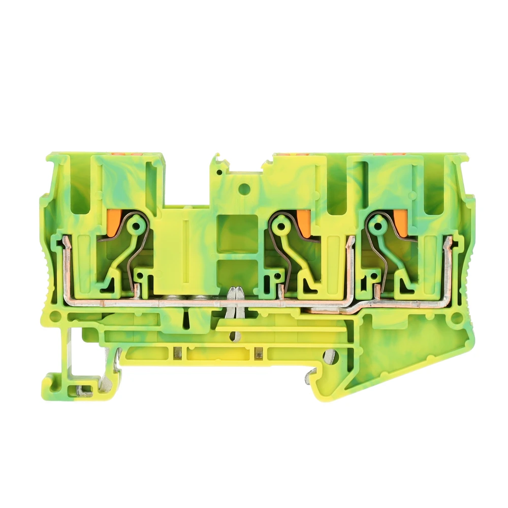 Miniatuur van Phoenix Contact twin rijgklem met push-in aansluiting 6 mm² - groen/geel (PT 6-TWIN-PE)