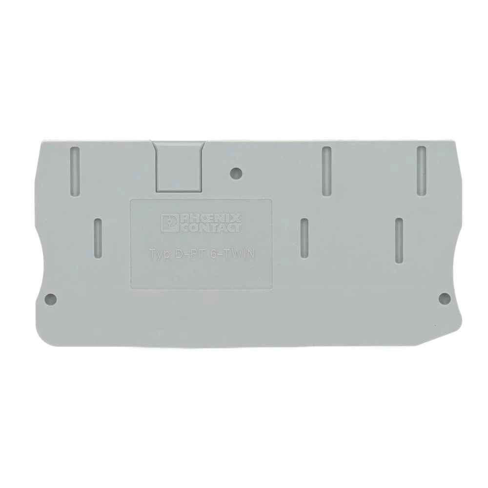 Miniatuur van Phoenix Contact rijgklem afsluitplaat - grijs 50stuks(D-PT 6-TWIN)
