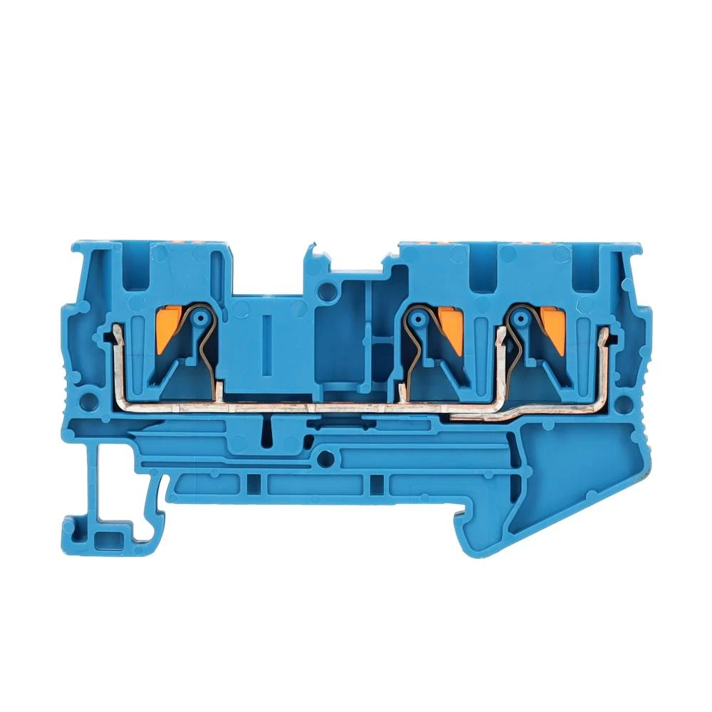 Miniatuur van Phoenix Contact twin rijgklem met push-in aansluiting 4 mm² - blauw (PT 4-TWIN BU)