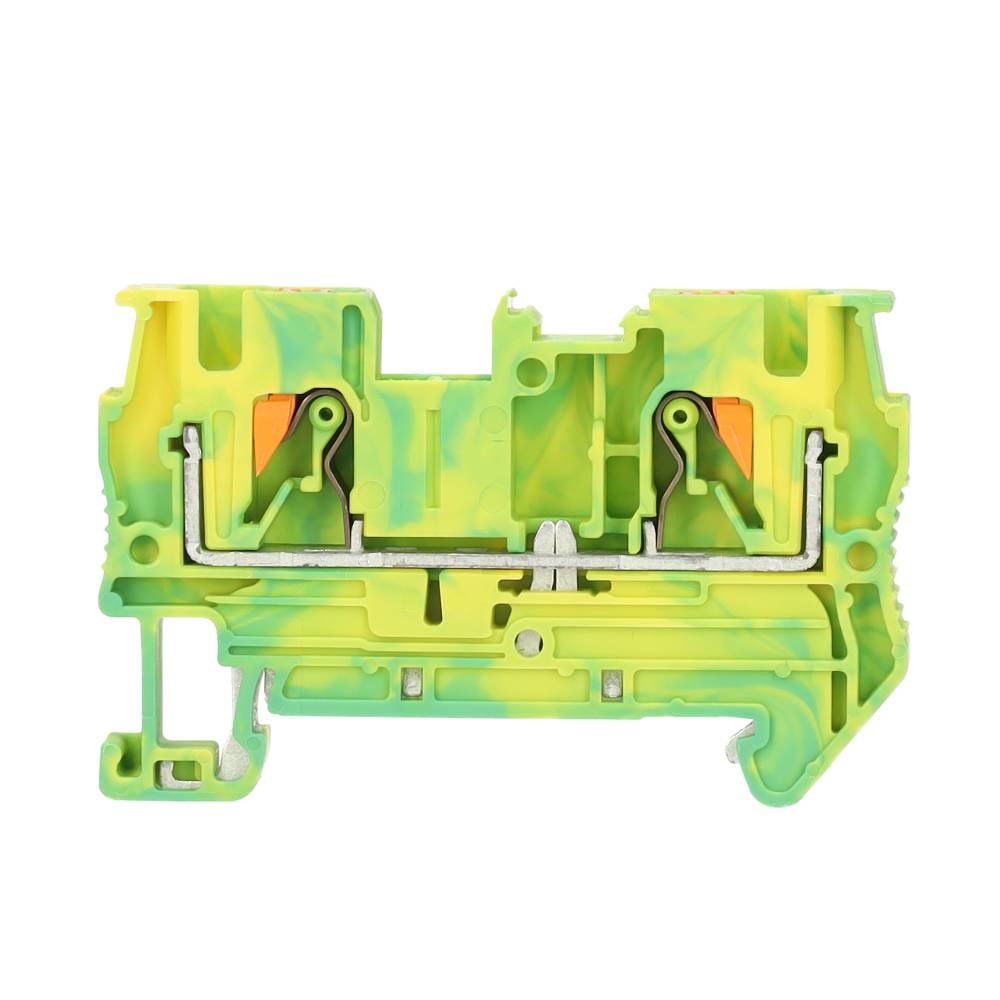 Miniatuur van Phoenix Contact twin rijgklem met push-in aansluiting 4 mm2 - groen/geel (PT 4-TWIN-PE)