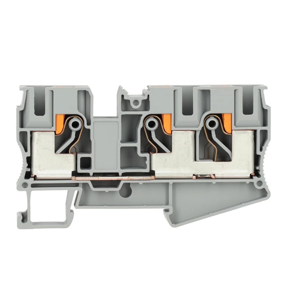 Miniatuur van Phoenix Contact twin rijgklem met push-in aansluiting 10 mm² - grijs (PT 10-TWIN)