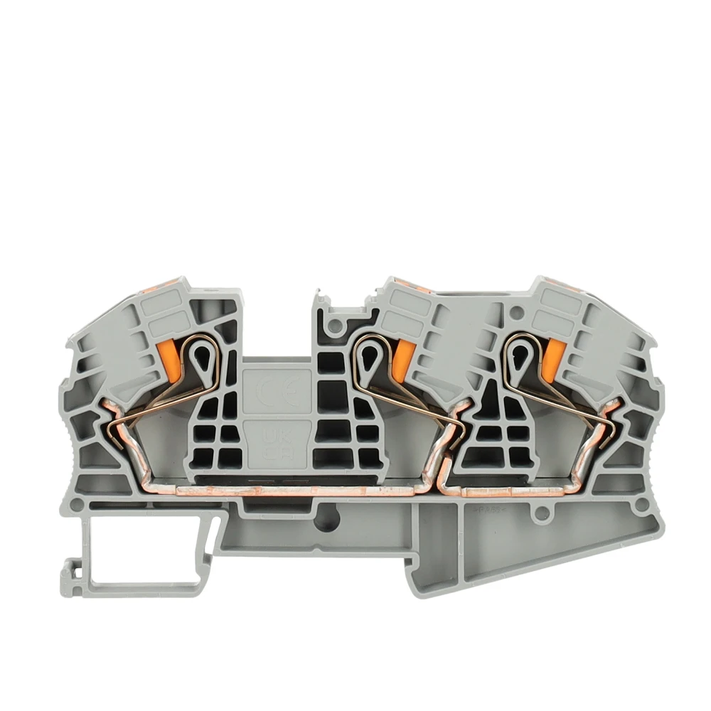 Miniatuur van Phoenix Contact twin rijgklem met push-in aansluiting 16 mm² - grijs (PT 16-TWIN N)