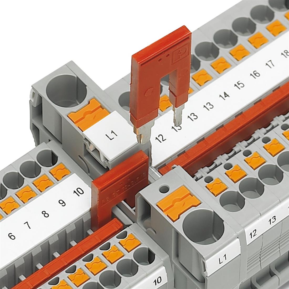Miniatuur van Phoenix Contact twin rijgklem met push-in aansluiting 16 mm² - blauw (PT 16-TWIN N BU)