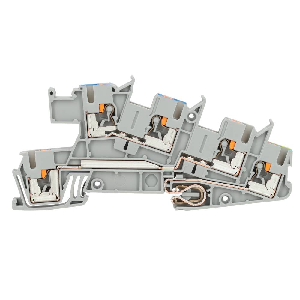 Miniatuur van Phoenix Contact rijgklem met push-in aansluiting 4mm2 - grijs (PTI 2,5-PE/L/N)